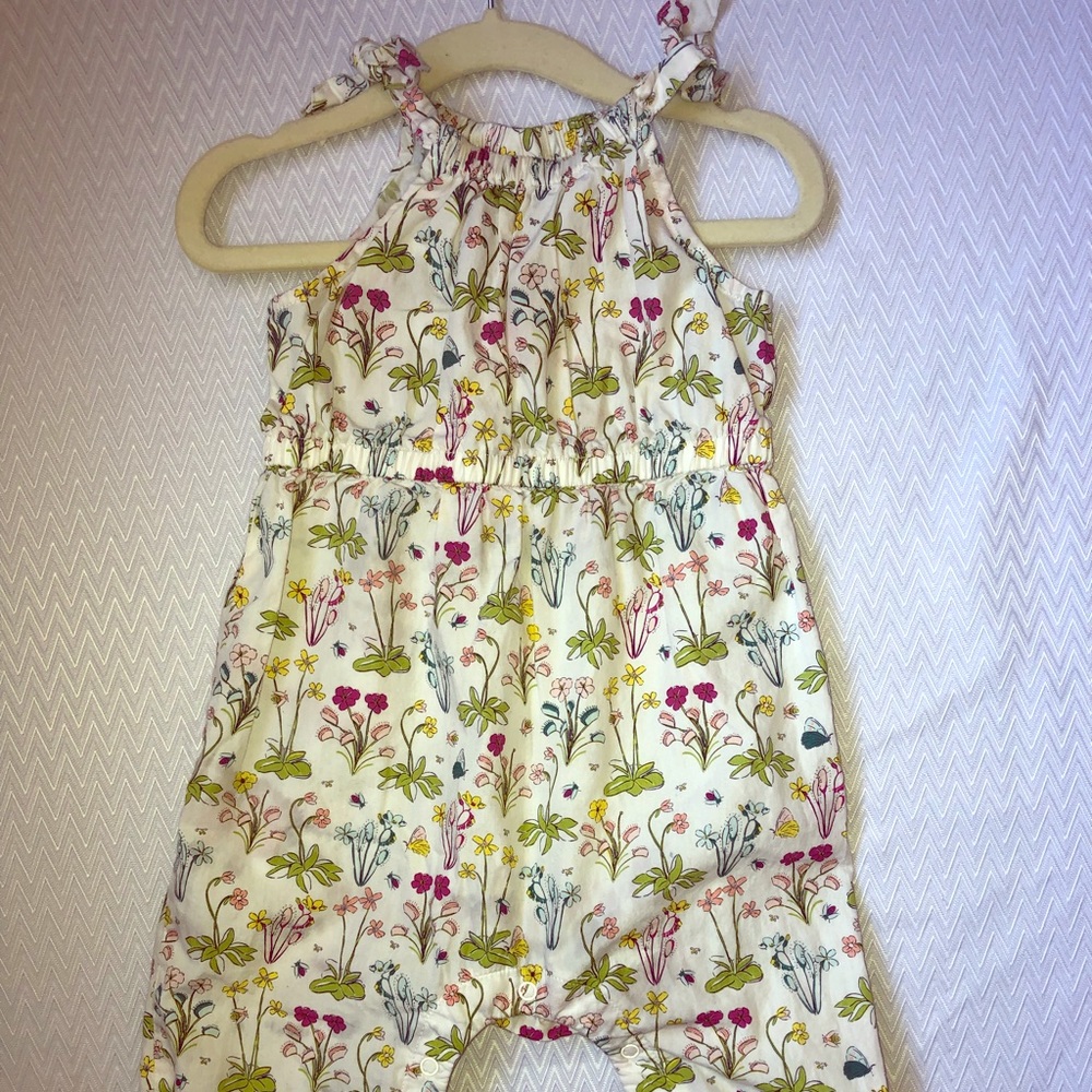 Adorable Flowered Romper